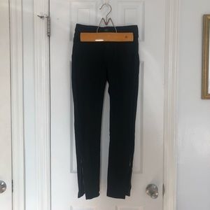 L’Agence Split Hem Jeans With Side Zip